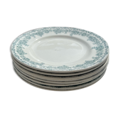 8 assiettes Terre de Fer