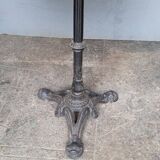 Bistro table 70/70cm solid wood top pedestal table