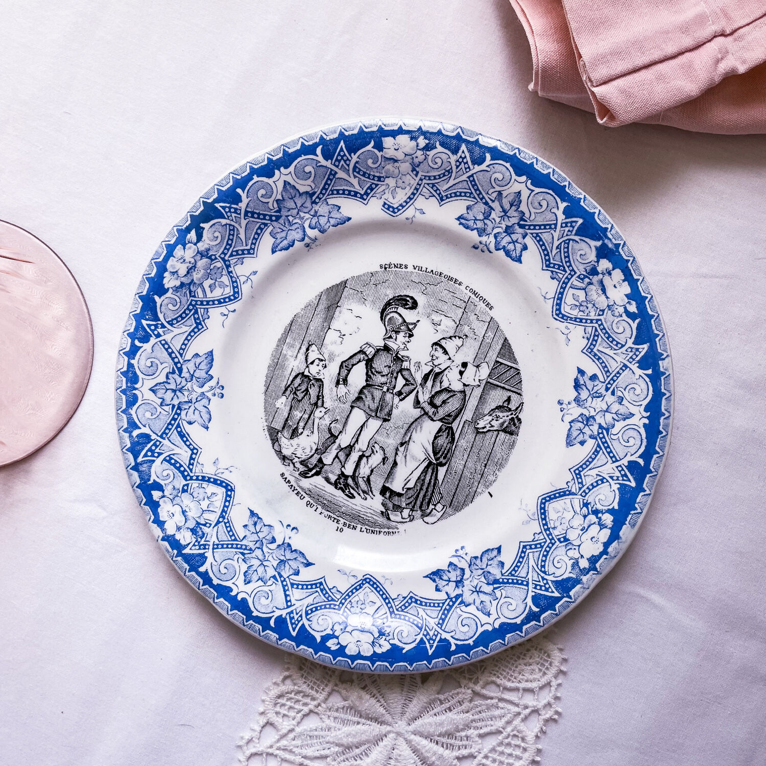 Luneville talking plate collection