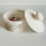 Vintage alabaster stone box