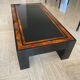 Table Basse Bois Laqué 70's