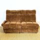 2 fauteuils vintage en velours 1960