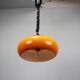 Suspension Harvey Guzzini Orange Space Age, Italy, 1970s