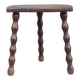 Solid wood tripod stool
