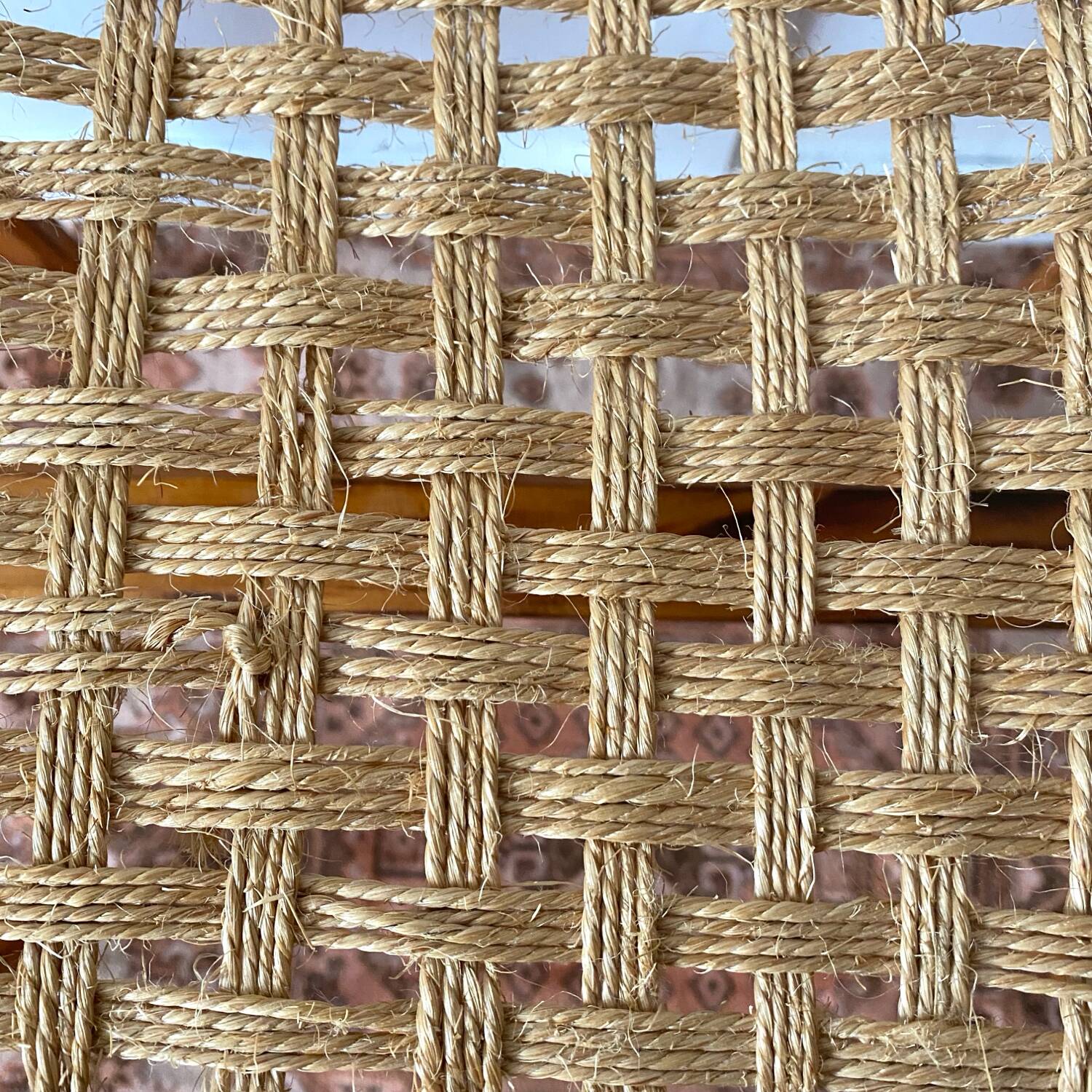 1960s woven seat stool