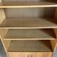 Vintage modernist oak display bookcase