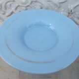 Service à eau de nuit en opaline bleue XIXème