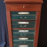 Storage unit, mahogany cardboard box