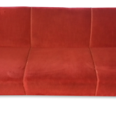Canapé convertible Daybed sofa années 50/60 rouge cliclac