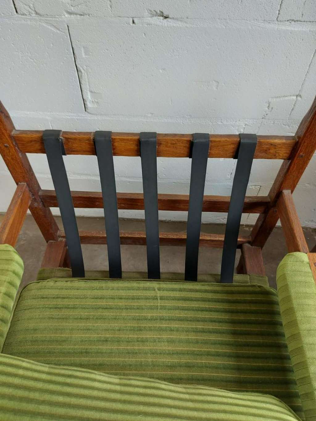 Ensemble de 2 sièges simples / fauteuils / sièges club vintage