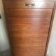 Vintage wooden curtain binder cabinet 1950-1960