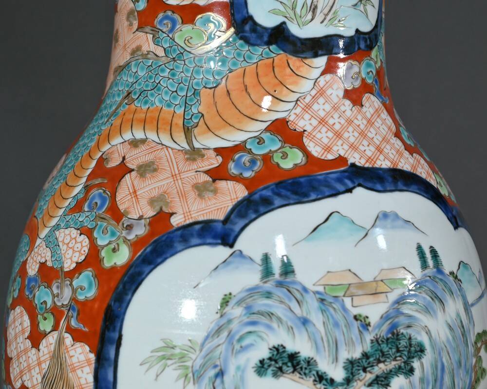 Important Arita Vase, Meiji era, Japan – Late 19th century