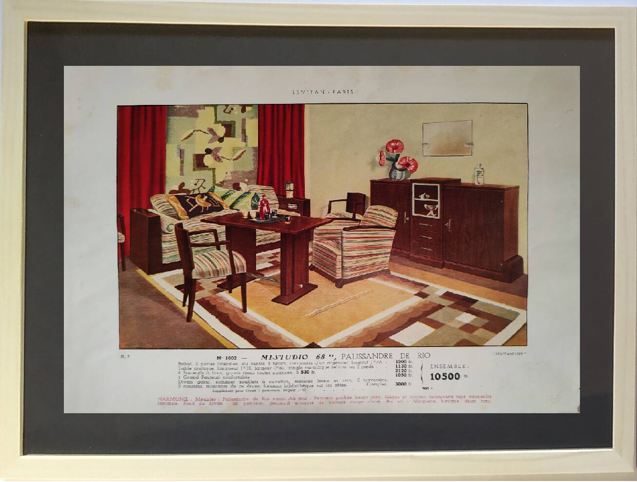 1940's furniture advertising board "MISTUDIO 68"
