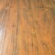 Large vintage table in solid pine, rustic brutalist, 70"