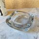 Vintage crystal ashtray from Vannes, France, 1960s.