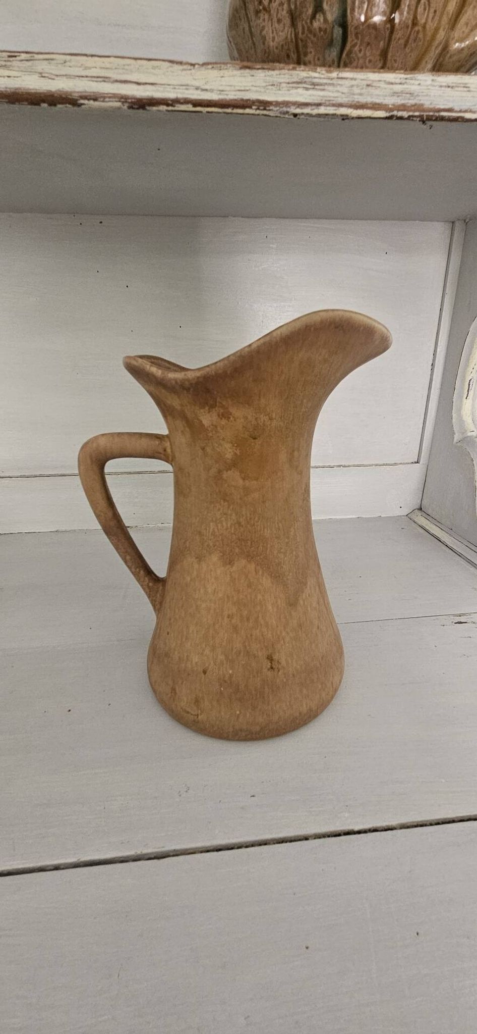 Vintage handmade stoneware jug