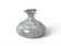 Faceted glass carafe with stopper from Italy circa 1950.