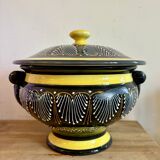 Quimper earthenware soup tureen - HB Henriot