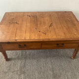 Table basse de ferme en chêne