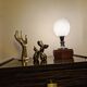 Murano glass, vintage 70s table lamp