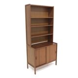 Commode-bibliothèque en teck, suède, 1960