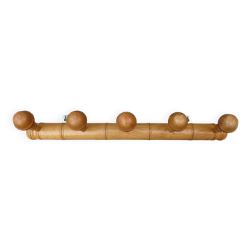 Porte manteau bambou bambou 5 patères