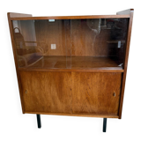 Buffet vaisselier vintage placage chêne