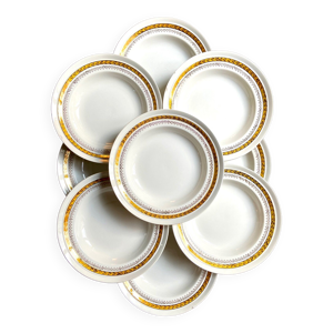 9 assiettes creuses St Amand en