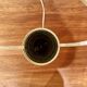 Lampe bois massif design scandinave 1960.