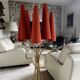 Paire de grandes lampes candelabre