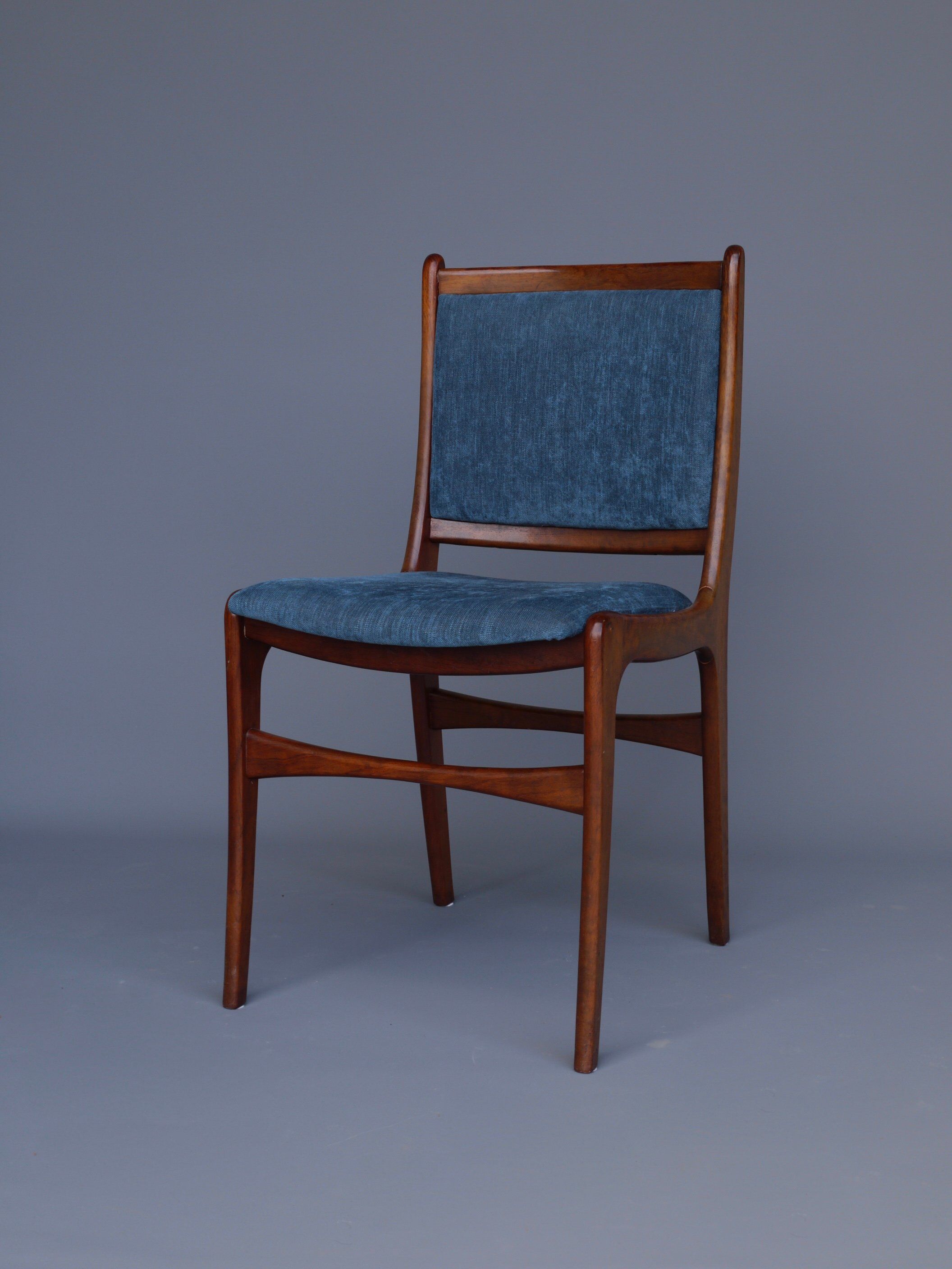 Vintage Teak Dining Chairs, 1970s, Set of 5