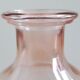 Pink molded glass decanter, Luminarc