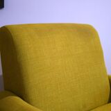 Pair of low armchairs in 60s–70s style