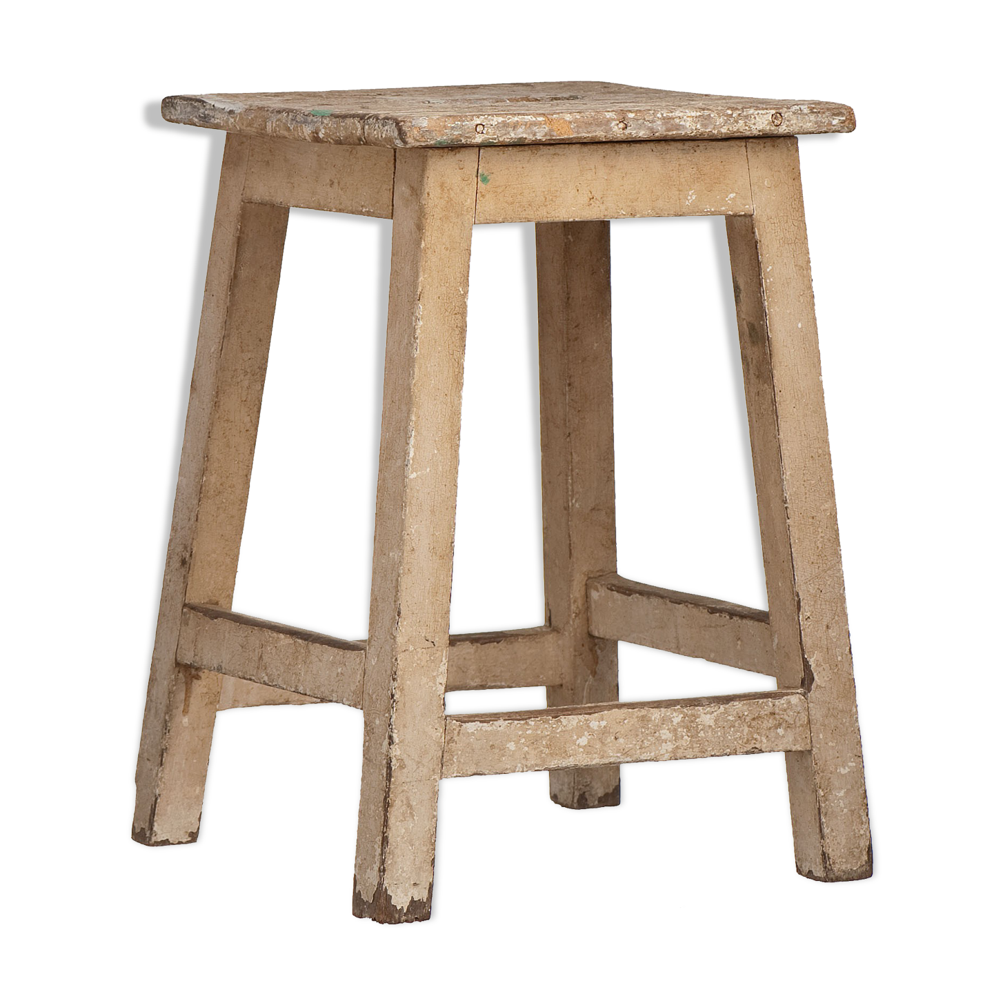 Vintage wood stool