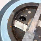 Wall or ceiling light in metal and glass