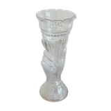 Glass vase hand cornucopia