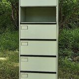 metal binder 9 drawers with clamshells