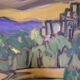 Tableau Oil on canvas Expressionism Catherine Jones-Davies "Pigeon"