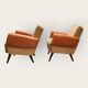 Twee mid century fauteuils