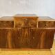 Art Deco English Burr Walnut Cocktail Sideboard – Circa 1930s  A stunning o