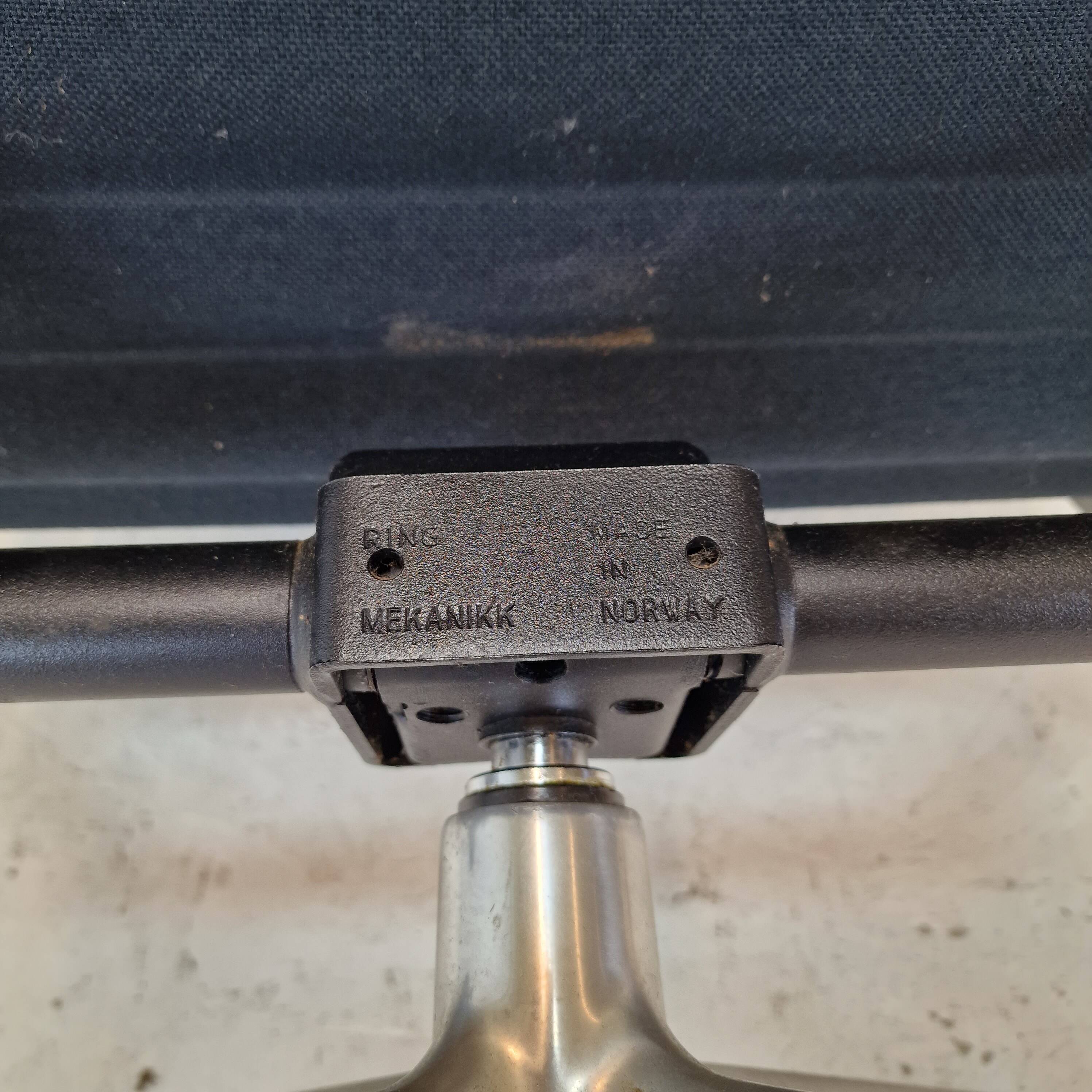 Model EA 124 + 125 Vitra Lounge Chair and Ottoman by Charles & Ray Eames