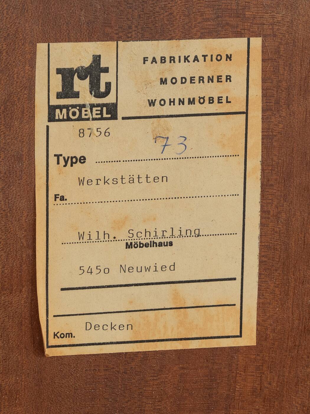 60s Sideboard by Heinrich Riestenpatt