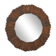 Miroir mi-siècle en bois sculpté années 1960