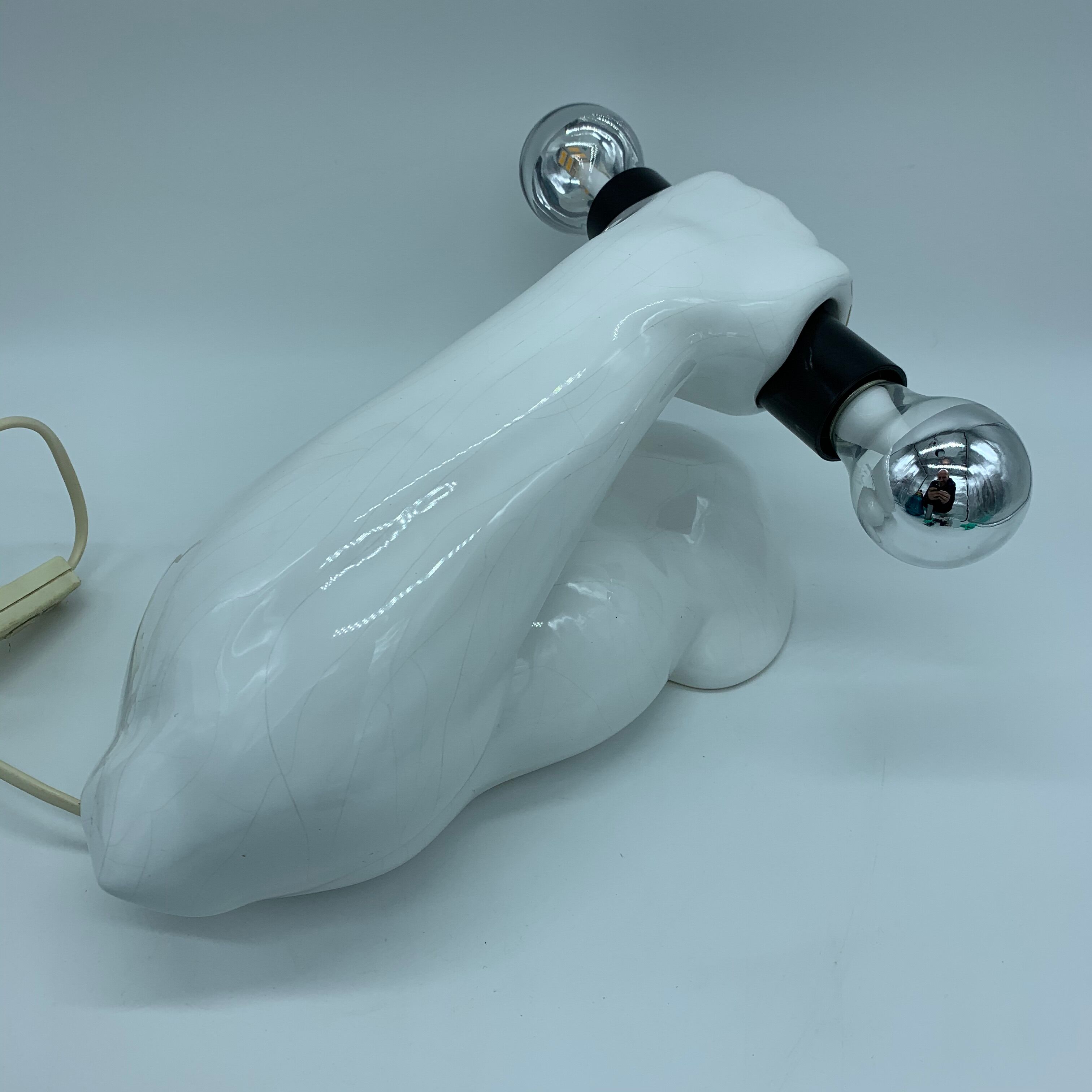 Wall light Ceramic Bras design 1980