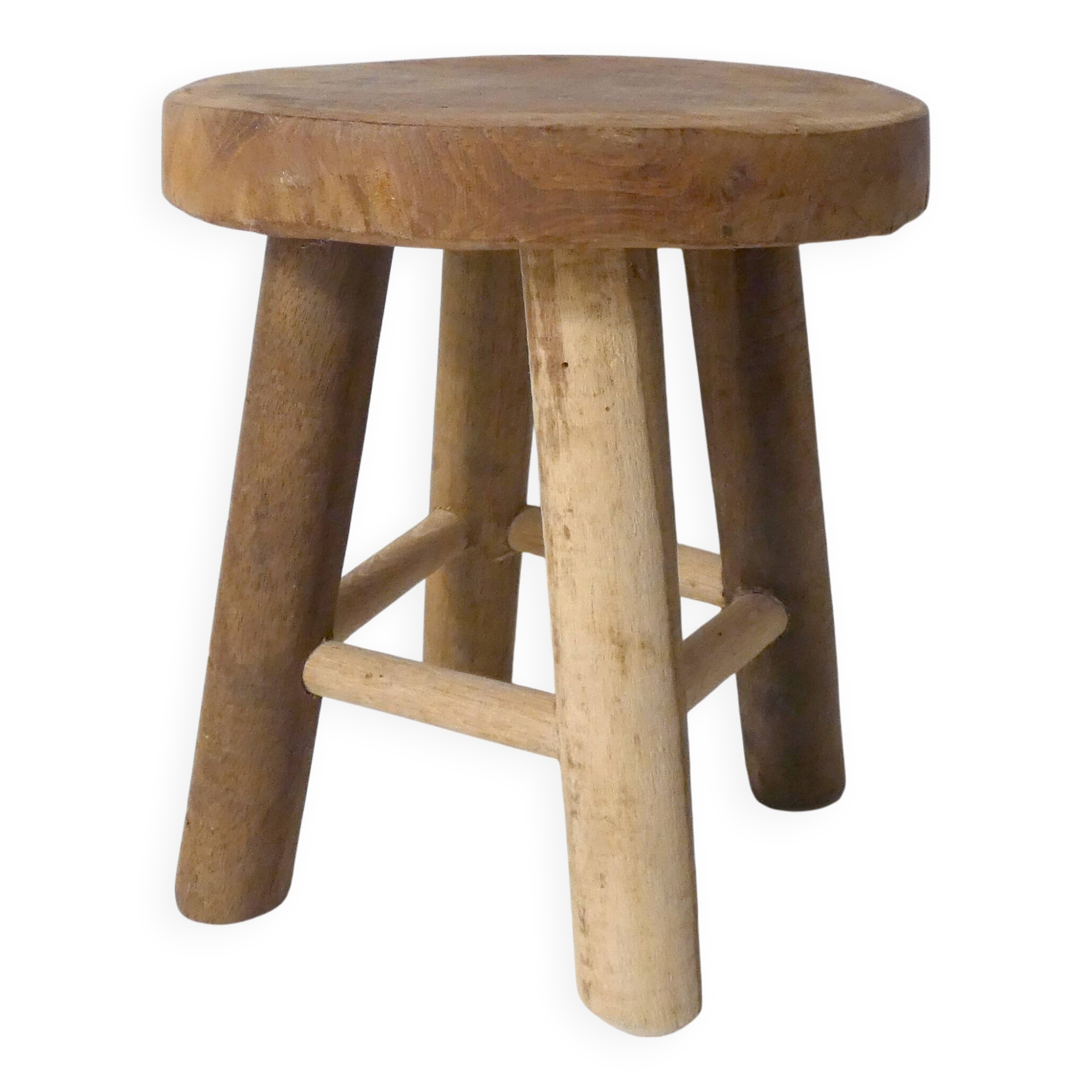 small teak stool