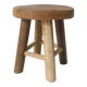 small teak stool