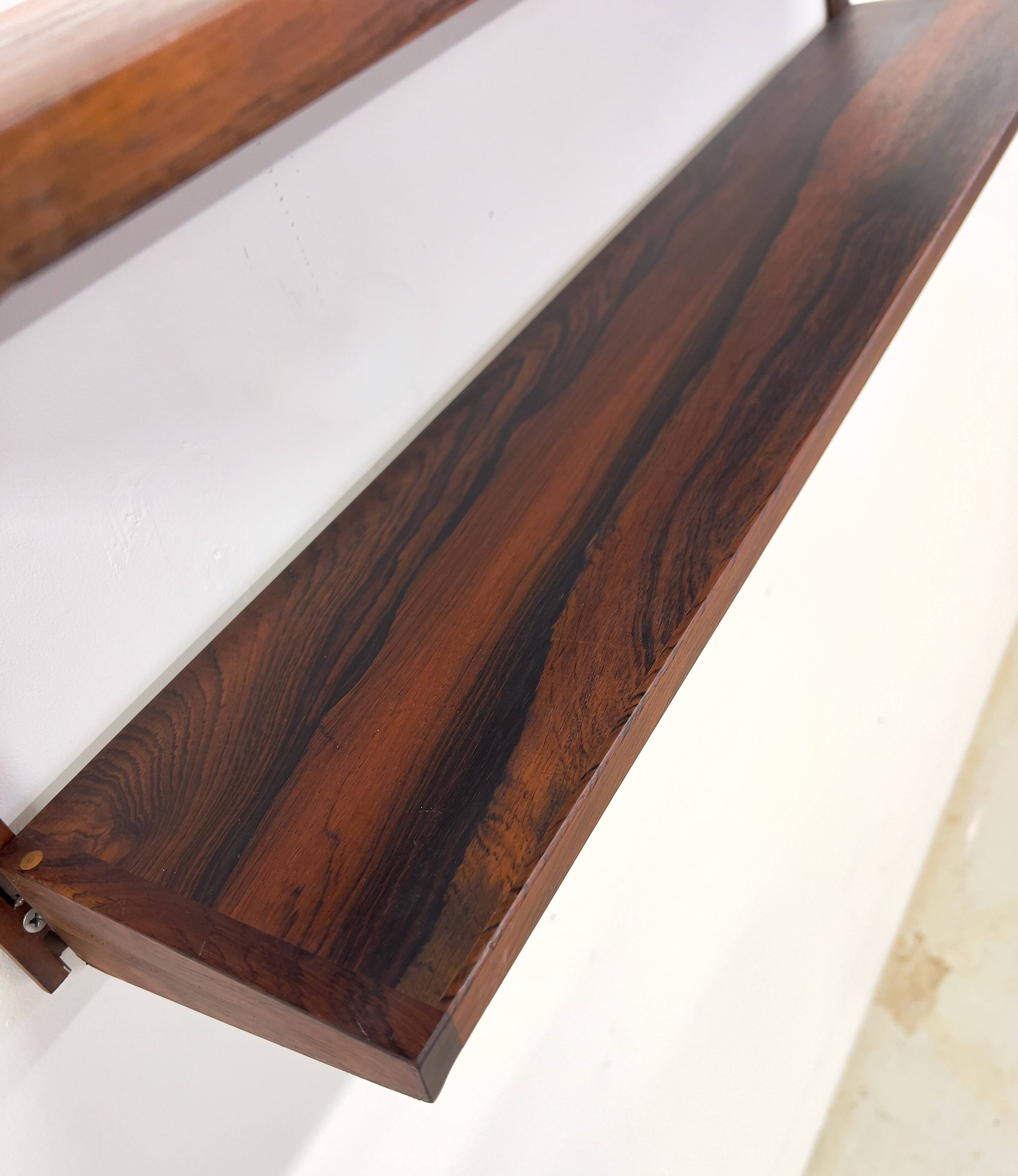 Rosewood Shelves By Kai Kristiansen For Feldballes