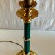English table lamp base in gilded brass - mid 20th century.