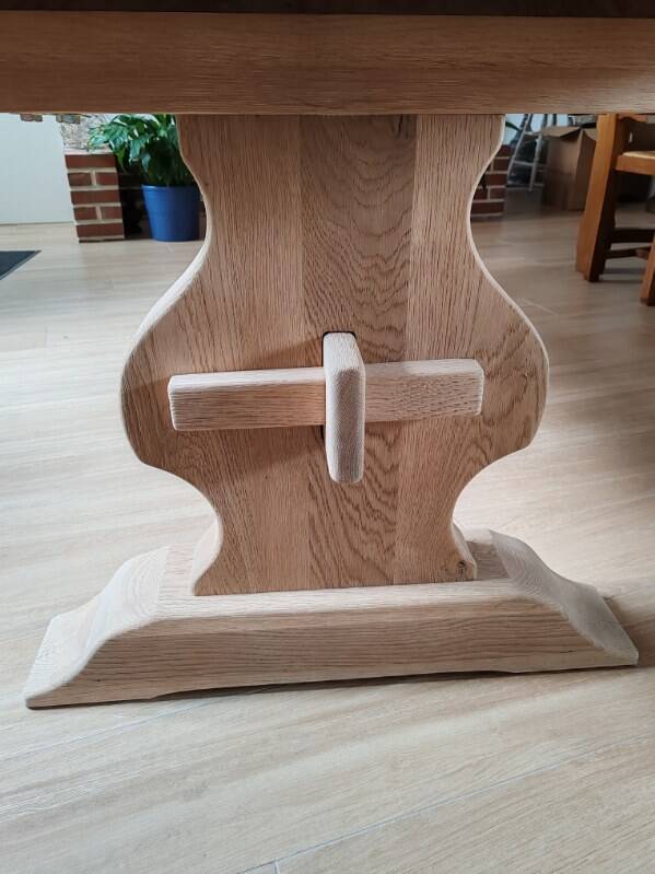 Monastery table in aeorogumed oak