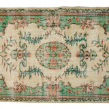 Anatolian handmade vintage rug 276 cm x 175 cm